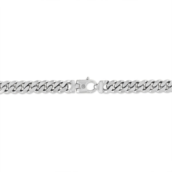 Esquire Sterling Silver Diamond Cut Curb Link Necklace, 22"