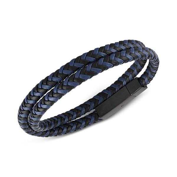 ブレスレット Double Wrap Leather Bracelet #5948 Esquire Double Wrap Leather Bracelet – TheMensCorner